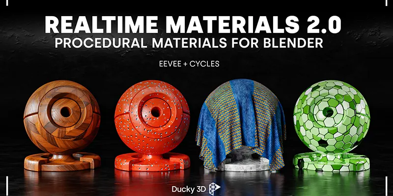 Realtime Materials For Blender 2.1.5 thumbnail